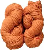 M.G Enterprise Wool Yarn, Roving wool dos Salmon 400 Grams.