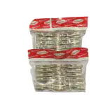 Winggi Stainless Steel Grip Clips - 24-Pieces