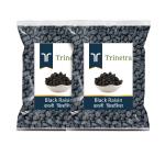 Trinetra Kali Kishmish (Black Raisins) 100gm Each (Pack of 2) 200g