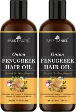 Park Daniel Onion Fenugreek Hair Oil Enriched With Vitamin E, 100 Ml Each (Pack Of 2)