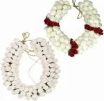 Yellow Pumpkin Gajrafor hair Bun Clip (White)