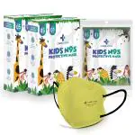 Careview Kids N95 Face Mask (Pack of 10 + 2 Free), YELLOW Color,5 Layered Filtration, DRDO, BIS (ISI),CE Certified, Ear Loop Style (KIDS-N95-MASK)