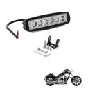 KOZDIKO 6 LED Rectangular Fog Light Bar Spot Beam White Light For Honda VT Boo CX