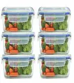 User Choise Women First Choice Lock and seal Food Storsge Container 500ml (Set Of 6 )
