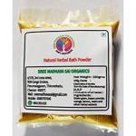 Sree Madhava Sai Organics Natural Herbal Men Bath Powder - 100 Grams