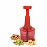 Ankur Xpress Hand Press Fruits and Vegetable Push Chopper, 900 ml