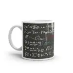 Rish Maths Printed Multicolor Ceramic Coffee Mug, 350 Ml