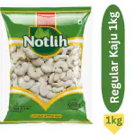 Notlih Regular Cashews (Kaju) 1kg Each Pack 500gm