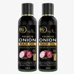 Oneal Onion Black Seed Hair Oil - Controls Hair Fall - No Mineral Oil & Silicones - 50mL