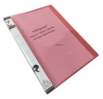 Shining Zon A4 Size Transparent Report File Folder with Plastic Clip for Certificates, Office Documents, Reports, Page Holder, Presentation Pack of 70 Pieces (Red Colour)