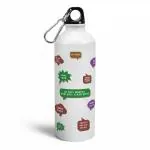 Indigifts Water Bottle for Cricket Players Funny Cricket Match Quotes Printed Aluminium Water Bottle 750 ml, Cricket Bottle for Men, Cricket Bottle, Water Bottle For Gym, Water Bottle for Sports