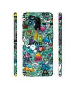 Casotec Crazy Design 3D Printed Hard Back Case Cover for OnePlus 6T