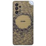 GADGETSWRAP Printed Vinyl Skin Sticker for Samsung Galaxy A53 (5G) - love hate 2