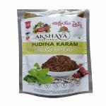 AKSHAYA SPICES Pudina Karam Podi | Zero Adulteration | All-Natural Ingredients | Fully Cooked with all Garnishings | No Gluten, No Artificial flavors or Colorings (1 kg)