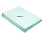 Shining Zon POLYNET ENVELOPE Super Adhesive Seal-Designed Paper Cloth Lined Green Envelopes Cover for Secure Mailing Size 10x12 Inches ( Pack Of 50)