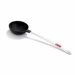Kitchen Expert - Nylon Dal Spoon | Serving Spoon| Heat Resistant Non Stick Spoon | Soup Ladle with Steel Handle | Set of 1