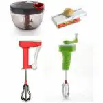 ODD M EVEN Power Free Chopper, Slicer, Whisk and Blender Kitchen Tool Set