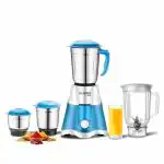 Moonstruck Ultra Powerful 750 W Juicer Mixer Grinder ( 4 Jars, Blue & White) II 2 Years Warranty