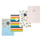 Pukka Pad A6 Size Notebook Set Pack Of 4 Includes Plain Lined Dotted & Planner Notebook 32 Pages Each Designer Notebook Carpe Diem Series