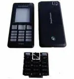 Imbi Black Plastic Full Panel For Sony Ericsson T250I