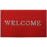 ZOWWI Doormats for Home Use- Micro Fibre Doormats for Kitchen and Floor( Red, 40x60cms, Pack of 1 )