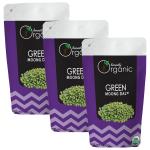 Honestly Organic Green Moong Whole - 200g (Pack of 3)