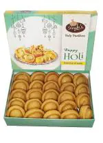 Singla Holi Special Gujia Chandrakala Indian Sweet Mithai Holi Gift 500G