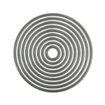 Little Birdie Thin Cut Dies - Round Metal Die Cuts For Diy Craft