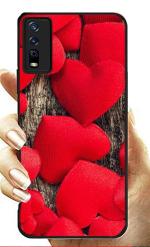 HELLO CASE Vivo Y20, Vivo Y20I, Vivo Y20A, Vivo Y20G, Vivo Y20T, Vivo Y12S, Vivo Y12G Red, Brown Silicon Back Cover