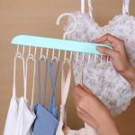 Kayru Space Saving Hanger, Long-Lasting Bra Organize, Compact Storage Design Wardrobe Organizer, Durable Material Closet Storage Saver, Tie and Bra Holder Dress Hanger Pack of 1