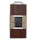 Happy Decor Single Piece of Wood Block I Sheesham Wood Chopping Board