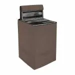 REKARDO Waterproof & Dust-Proof Top Loading Fully Automatic Washing Machine Cover for 6 kg, 6.5 kg, 7kg & 7.5 kg (Brown (59X59X86 CM)