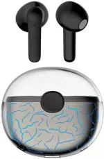 Modrive Sparkle Gaming TWS Wireless Bluetooth Earbuds with RGB LED Gaming Design, 24 Hours Mega Playtime (Multicolor)