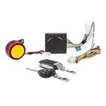Supremechoice 04-ALM Bike Alarm Universal Security System Button Remote Key Anti-Theft Alarm Kit for Bajaj Discover 150S DTS-i