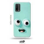 Tweakymod Printed Funny FAce Emoji Back Cover For Redmi 9 Power
