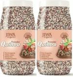 JIWA healthy by nature Organic Tricolor Quinoa Quinoa Seeds (1 kg) x Pack of 2