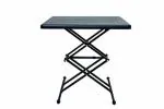 Burden Free Multi-Purpose Black Rectangular Plastic Folding Laptop Table (10 x 7 x 3 cm)