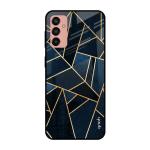 Qrioh Abstract Tiles Glass case for Samsung Galaxy F13