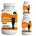 Max Height Growth Whey Protein for Height Increasing and Height Gain, chocolate flavor/chocolate/pack.3