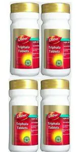 Dabur Triphala 60 tablets (pack of 4) (240 Tablets)