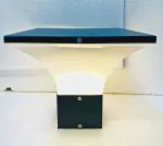 ALUCIFIC Grey and Milky Polyvinyl Chloride/Aluminium Light Base 240V (AC)