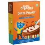 NutriOrganics Dry Dates/Kharik Powder Natural Sweetener, 200g (Coarse Kharek Powder/Date Sugar)
