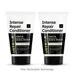 Ustraa Intense Repair Conditioner - 100 g - Set of 2 | Fiber Restoration Technology | Helps Protect & Restore Hair Bonds | with Black Rice, Quinoa Extracts & Keratin | No SLS, No Paraben