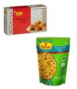 Haldiram's Nagpur Navratan Mix - 1kg with Mysore Pak 500 gms
