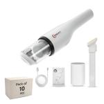 Robustt Wireless Portable Car Vacuum Cleaner - Pack of 10 | Powered by 7800MAH (2600MAH*3) Batteries | Stainless Steel Dual Hepa Filter | 6000pa Suction Power| 90 W High Power Copper Motor