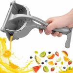 SNEPCOM Stainless Steel Manual Juicer Alloy Fruit Hand Squeezer Heavy Duty Lemon Orange Juicer Manual Fruit Press Squeezer Fruit Juicer Extractor Tool 1 Pack