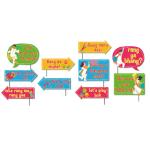 Festiko Happy Holi Photo Booth Props( Design 4), Holi Decoration Props, Holi Theme Props, Photobooth Props For Holi Selfie (Set of 10 Pcs)