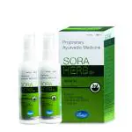 Leeford Skin Care Sora Herb Oil Spray 100ml Combo Pack of 2 - with Spray Cap, Helps to Relief of Dry Skin and Itching || Ayurvedic Oil