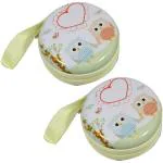 StealODeal Multicolor Aluminium Zipper Headphone Case