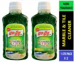 GOGO Premium Marble & Tile Cleaner, Pack of 1Ltr X 2 (Neem)